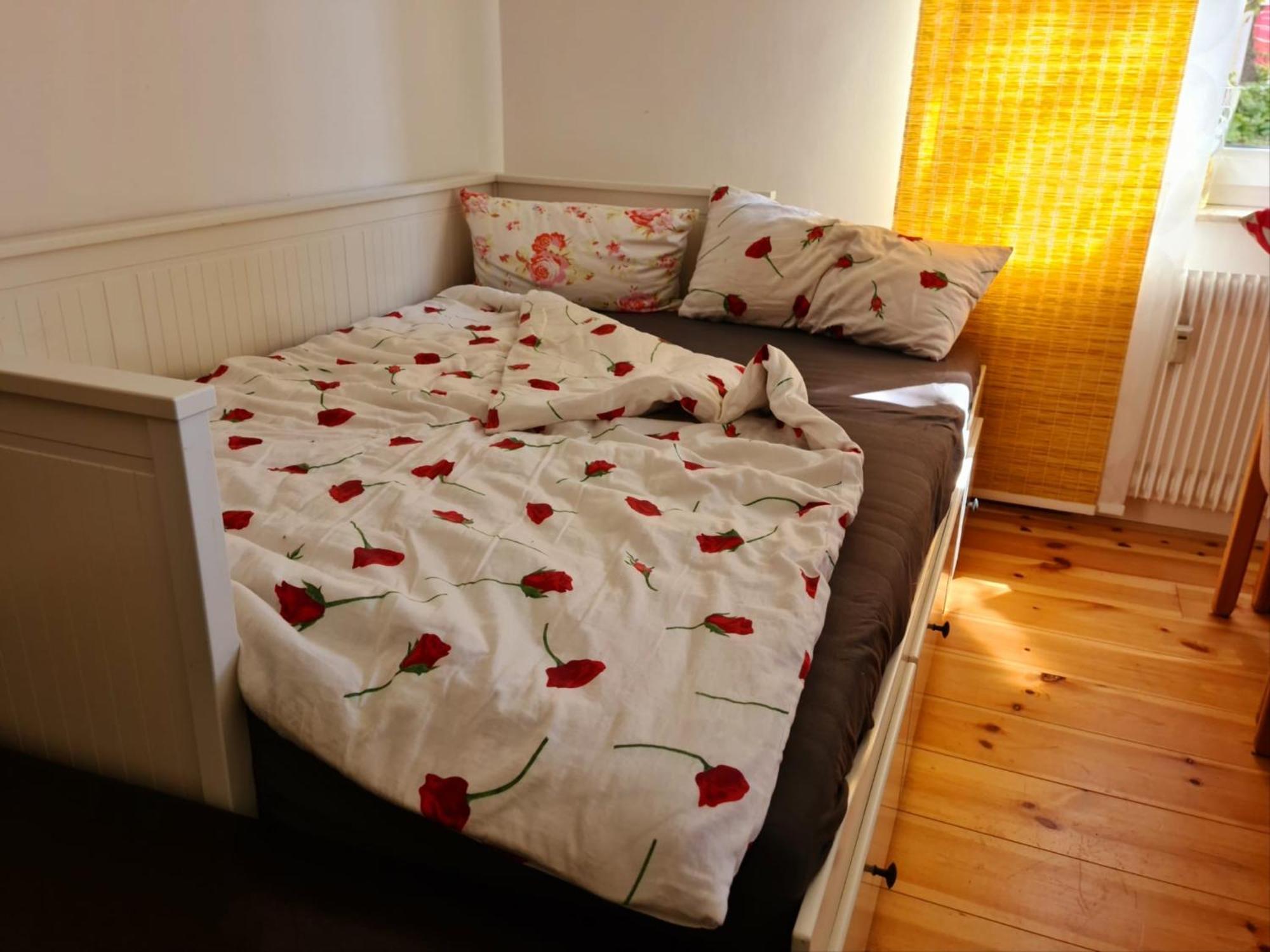 Nana-Eg-80M2 Sanierter Altbau-Parkplatz-Kleiner Garten-Wlan-Netflix-2Zimmer-Kueche-Dusche-Wanne-Waschmaschine Оберхаузен Экстерьер фото